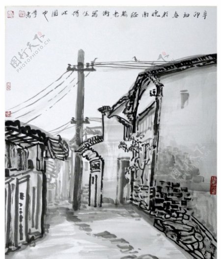 皖南老街图片