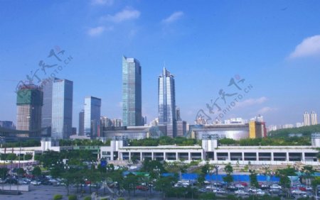 城市建筑深圳少年宫远眺图片