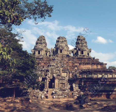 柬埔寨古建筑图片