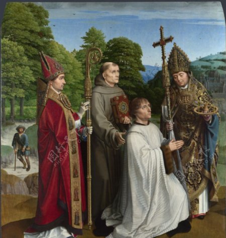 拉德大卫和Salviati三圣图片