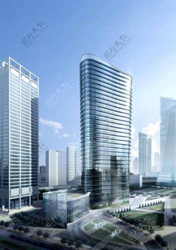 高清都市高楼图片