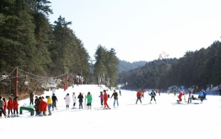 铜川玉华宫滑雪场图片