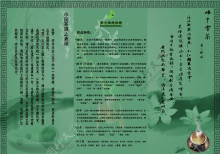 茶之韵宣传册B面图片