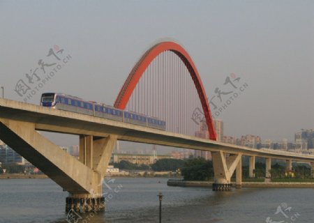 广州地铁白沙海大桥图片