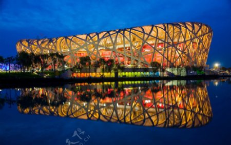 北京国家体育场鸟巢图片