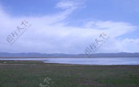 美丽的尕海湖图片