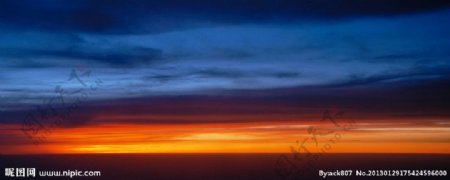 夕阳高精度云图片