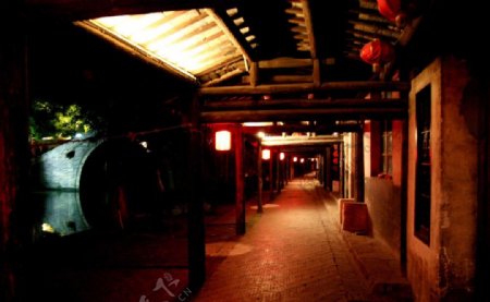 西塘古镇廊棚图片