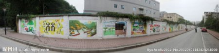 北京林业大学涂鸦墙图片