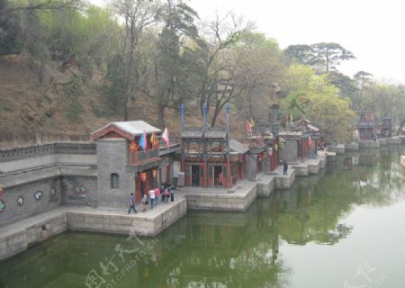 颐和园苏州城河图片