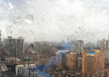广州雨天下雨图片