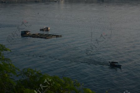 海岛水产养殖场图片