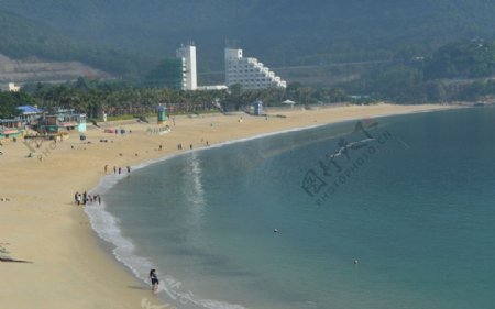 深圳小梅沙海边沙滩图片