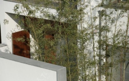 万科套图系列围墙古典雅韵现代楼盘庭院效果室外休闲图片