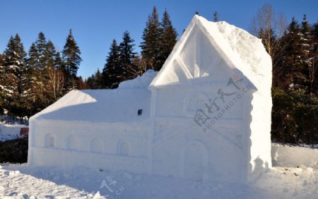 雪雕图片