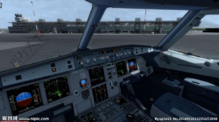 空客A320驾驶舱图片