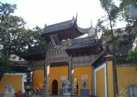 江天禅寺大门图片
