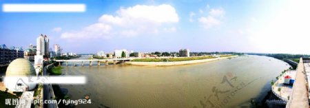 滨河湾全景图图片