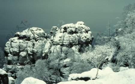 雪山风景图片