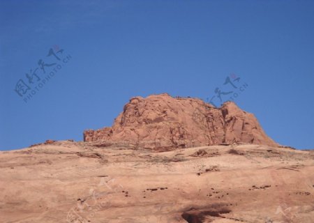 红色的山岩图片