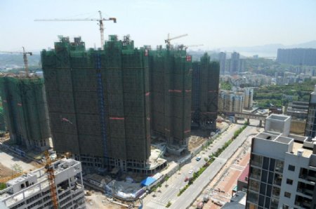 宜昌城市建筑工地图片