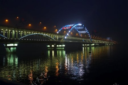 杭州复兴大桥夜景图片