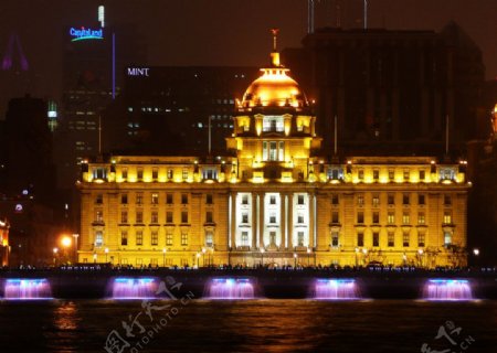 上海外滩汇丰银行大楼图片