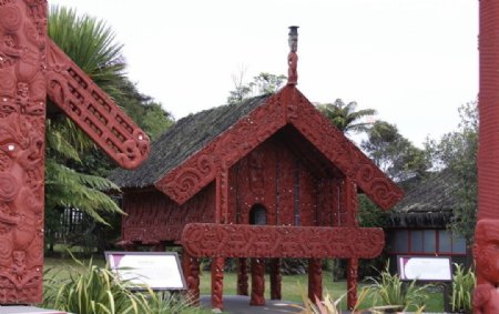 新西兰毛利人建筑图片