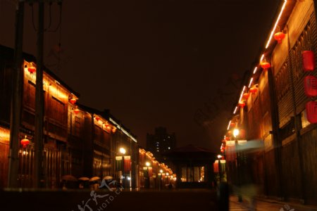 三坊七巷夜景图片