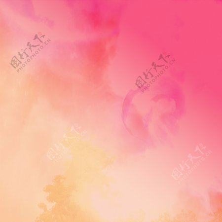 粉红水彩渲染抽象背景图片