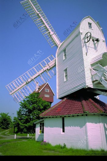 风车房子图片