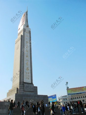 八一南昌起义纪念塔原创摄影图片