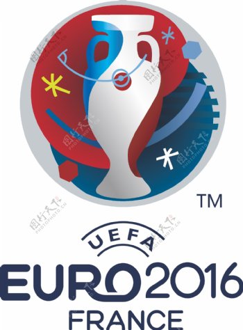 2016法国欧洲杯会徽会标标志图片