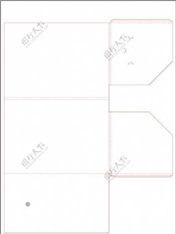 包装盒展开图图片