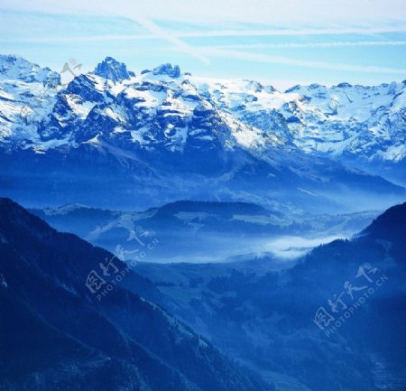 雪山风光图片