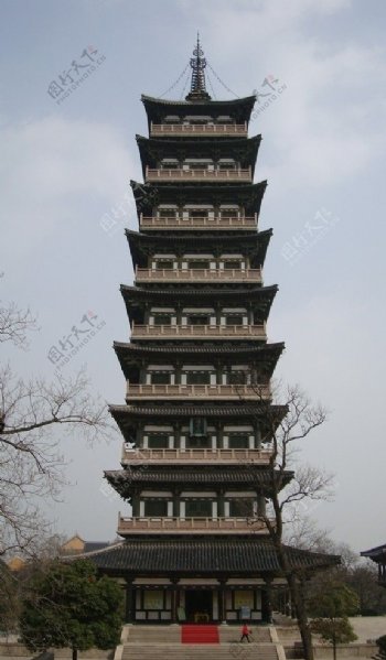 扬州栖灵塔图片