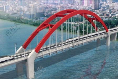 昌九城际铁路永修特大桥图片
