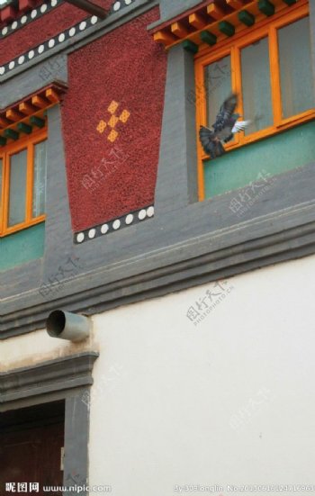 塔尔寺藏式窗图片