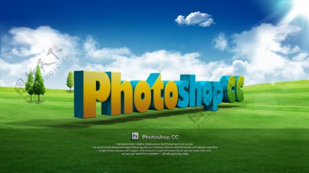 Photoshop3D字图片