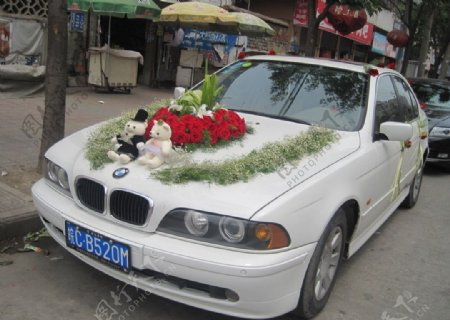 婚礼车图片