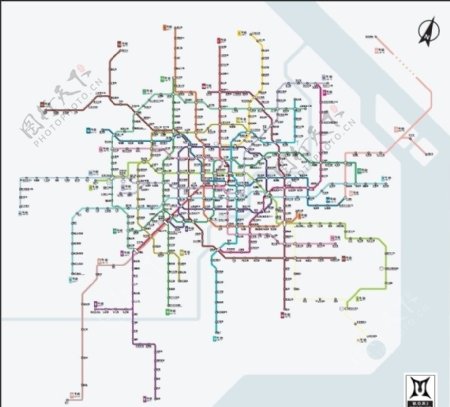 上海地铁规划示意图图片