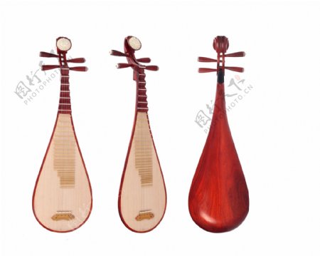 红木琵琶乐器分层图片