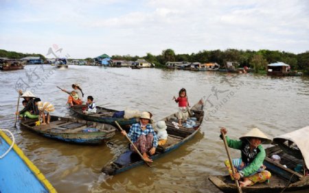 柬埔寨洞里萨河图片