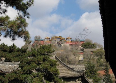 五台山寺院图片