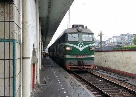 湖南郴州免費綠皮火車图片