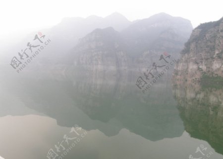 神农山自然景观山水相印图片