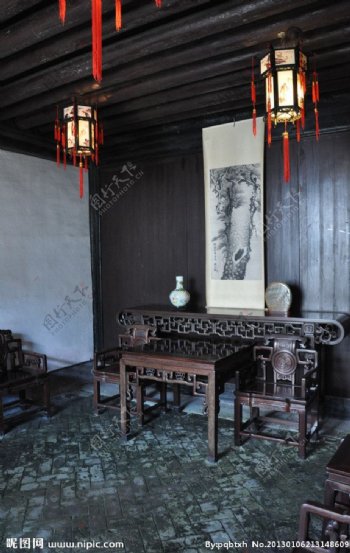 中式民居厅堂图片