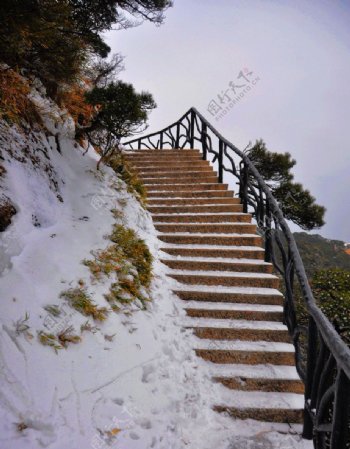 冬季三清山图片
