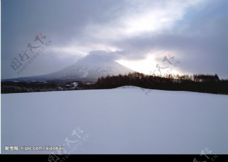雪山雪景图片