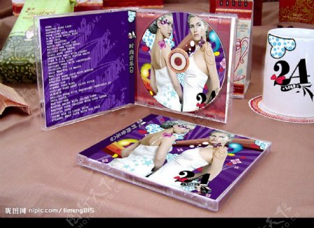 音乐CD包装效果图图片